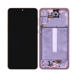 Touch+Display+Frame Samsung Galaxy A33 5G 2022/A336B Service Pack Pêssego Dourado   Touch+Display+Frame Samsung Galaxy A33 5G 2022/A336B Service Pack Pêssego Dourado